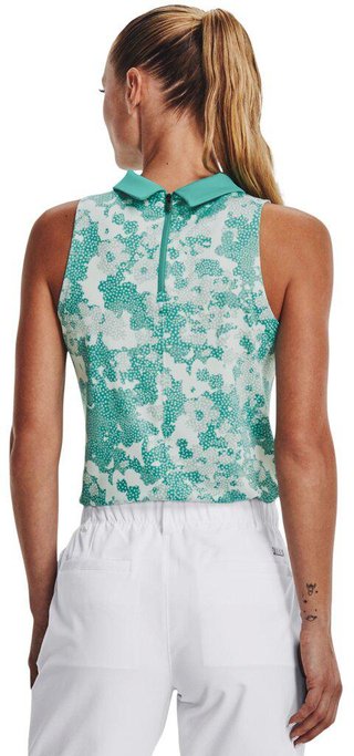Under Armour Zinger Rise Sleeveless dames polo, groen
