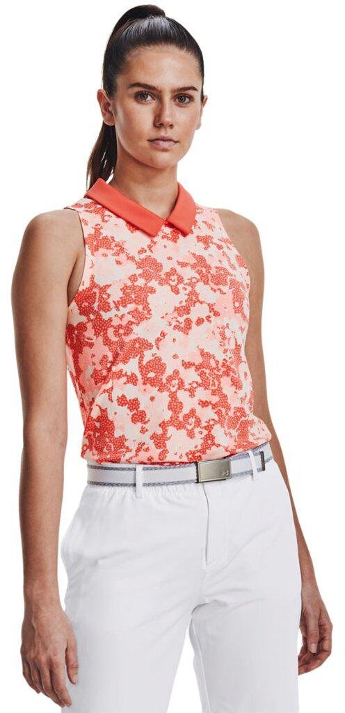 Under Armour Zinger Rise Sleeveless dames polo, oranje
