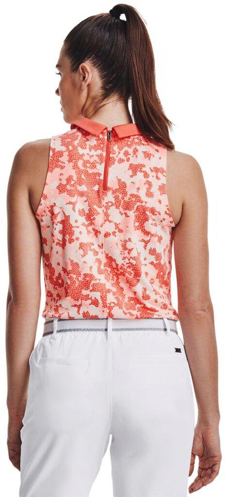 Under Armour Zinger Rise Sleeveless dames polo, oranje