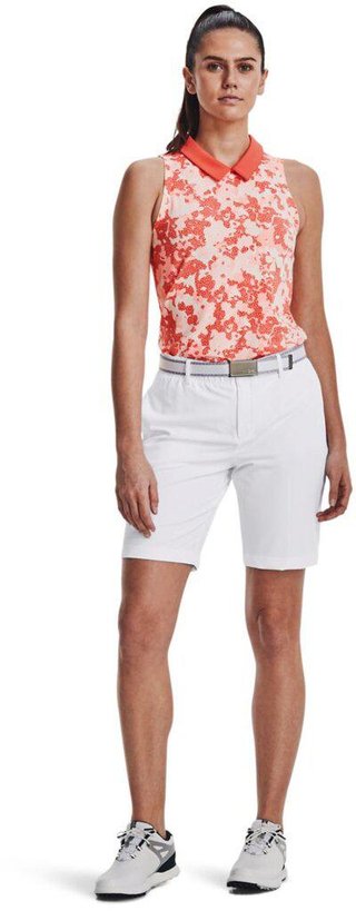 Under Armour Zinger Rise Sleeveless dames polo, oranje