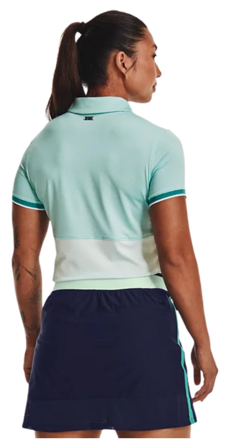 Under Armour Zinger Point dames polo, sea mist/neptune