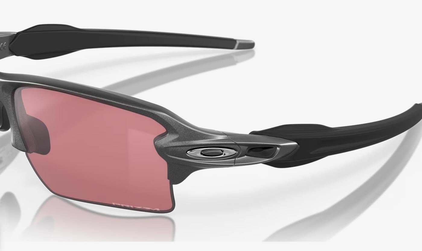 Oakley FLAK 2.0 XL unisex zonnebril, Prizm Dark Golf lenzen/ Steel Frame