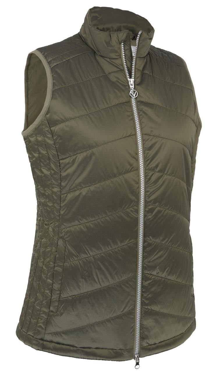 Callaway Primaloft Quilted dames vest, industrial green
