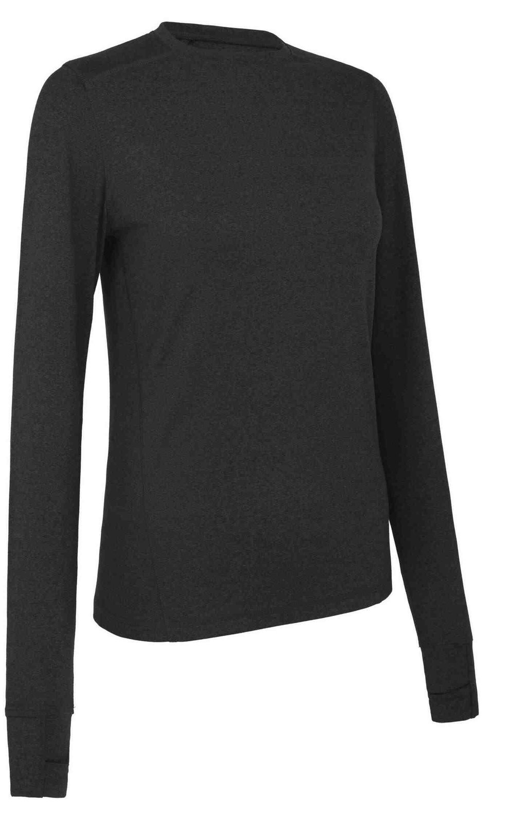 Callaway Longsleeve Crew Neck dames thermoshirt, ebony heather