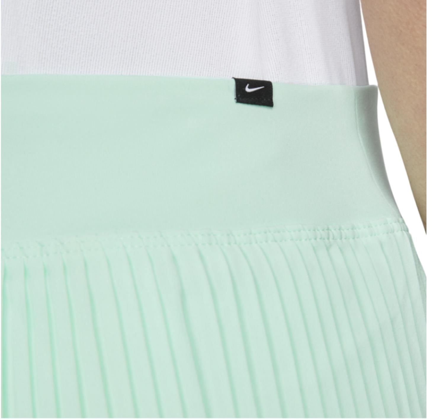 Nike Ace Pleated dames golfshort, mint foam