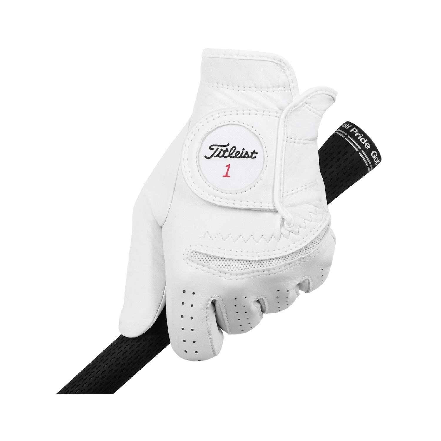 Titleist Perma-Soft Cadet heren golfhandschoen, wit