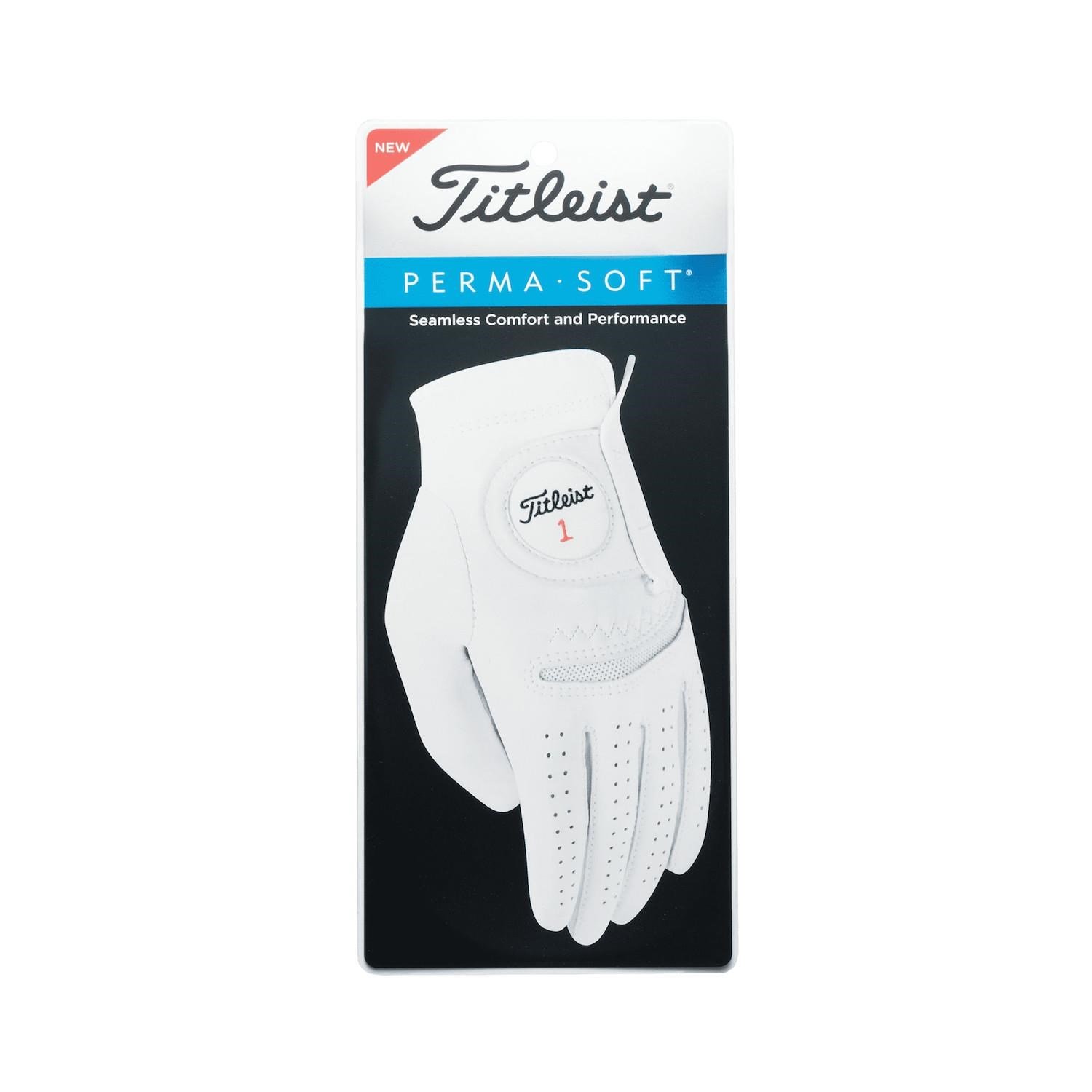 Titleist Perma-Soft Cadet heren golfhandschoen, wit