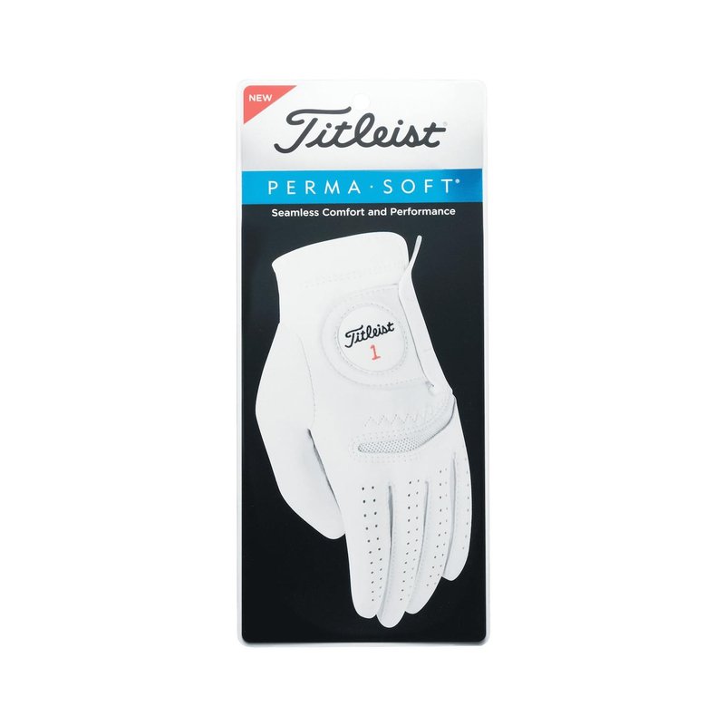 Titleist Perma-Soft Cadet heren golfhandschoen, wit