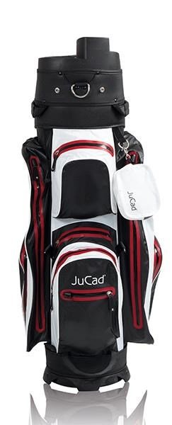 JuCad Manager Dry cart bag, zwart/wit/rood