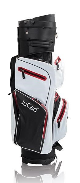 JuCad Manager Dry cart bag, zwart/wit/rood