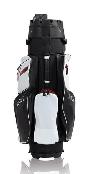 JuCad Manager Dry cart bag, zwart/wit/rood