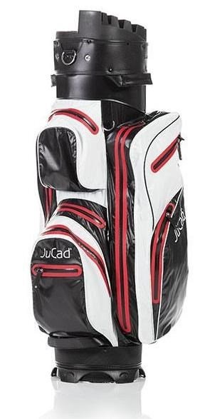 JuCad Manager Dry cart bag, zwart/wit/rood