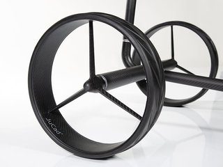 JuCad Carbon Travel Nero SV 2.0 elektrische trolley, zwart