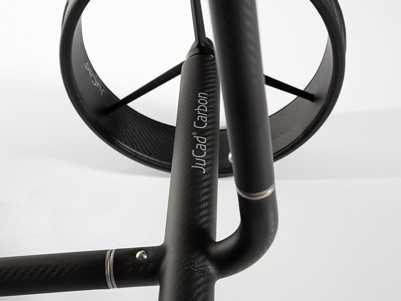 JuCad Carbon Travel Nero SV 2.0 elektrische trolley, zwart