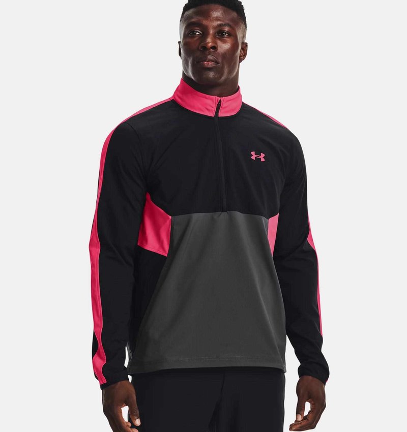 Under Armour Storm Windstrike 1/2 Zip heren jack, zwart/jet gray