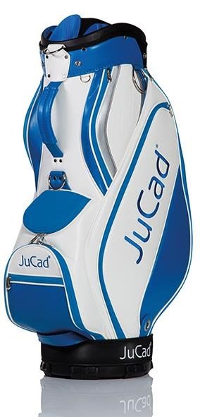 JuCad Pro cart bag, blauw/wit