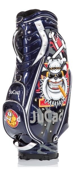JuCad Luxury cart bag, blauw/wit