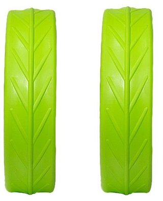 JuCad Tyres for Rear Wheels (2 banden voor JuCad achterwiel), groen
