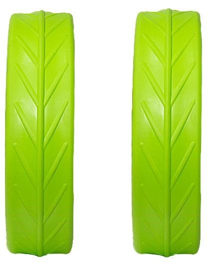 JuCad Tyres for Rear Wheels (2 banden voor JuCad achterwiel), groen
