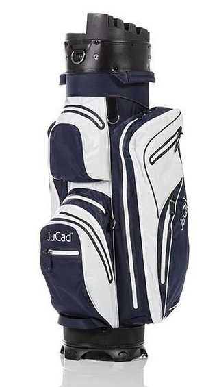 JuCad Manager Dry cart bag, wit/blauw