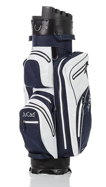 JuCad Manager Dry cart bag, wit/blauw