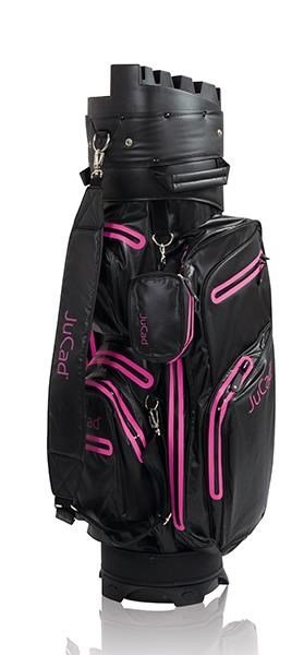 JuCad Manager Dry cart bag, zwart/roze