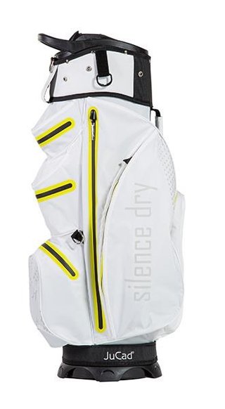 JuCad Silence Dry cart bag, wit/geel