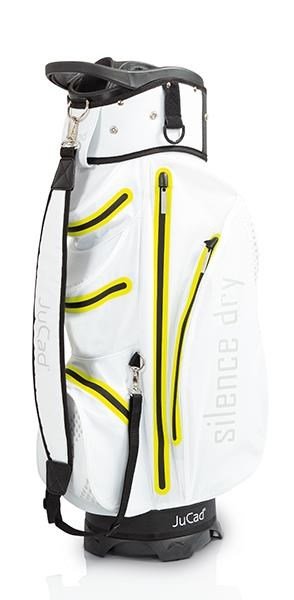 JuCad Silence Dry cart bag, wit/geel