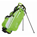 JuCad Waterproof 2in1 stand bag, groen/wit