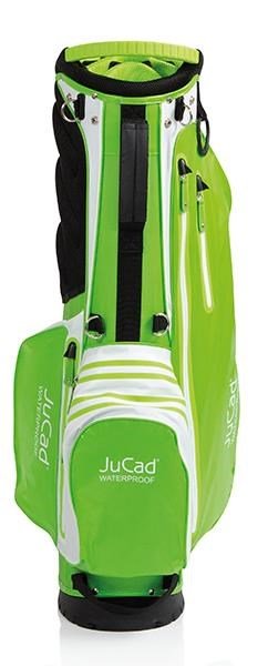 JuCad Waterproof 2in1 stand bag, groen/wit