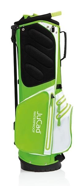 JuCad Waterproof 2in1 stand bag, groen/wit