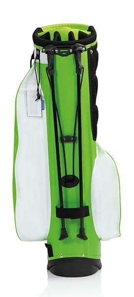 JuCad Waterproof 2in1 stand bag, groen/wit