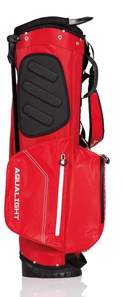 JuCad Aqualight Waterproof 2in1 stand bag, rood/wit
