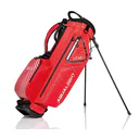 JuCad Aqualight Waterproof 2in1 stand bag, rood/wit