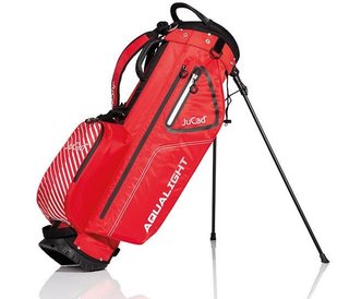 JuCad Aqualight Waterproof 2in1 stand bag, rood/wit