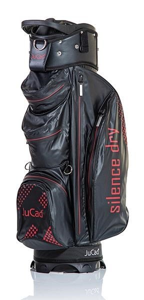 JuCad Silence Dry cart bag, zwart/rood