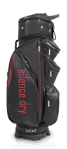 JuCad Silence Dry cart bag, zwart/rood