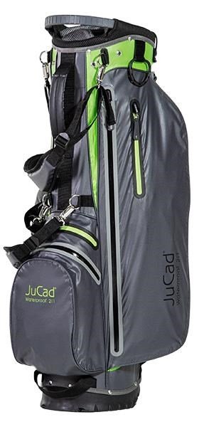 JuCad Waterproof 2in1 stand bag, grijs/groen
