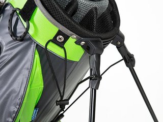 JuCad Waterproof 2in1 stand bag, grijs/groen