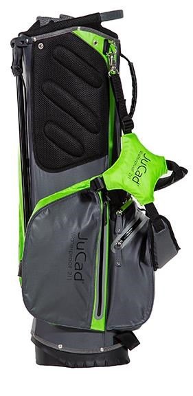 JuCad Waterproof 2in1 stand bag, grijs/groen