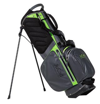 JuCad Waterproof 2in1 stand bag, grijs/groen