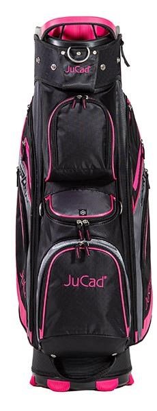 JuCad Sporty cart bag, zwart/roze