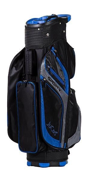 JuCad Sporty cart bag, zwart/blauw