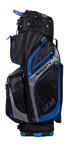 JuCad Sporty cart bag, zwart/blauw