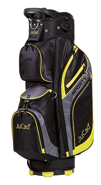 JuCad Sporty cart bag, zwart/geel