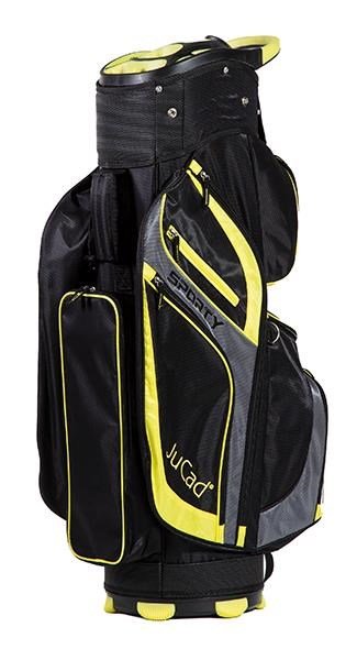 JuCad Sporty cart bag, zwart/geel