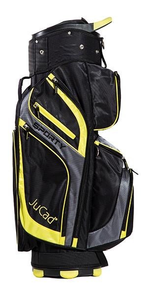 JuCad Sporty cart bag, zwart/geel