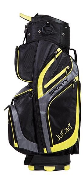 JuCad Sporty cart bag, zwart/geel