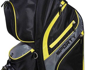 JuCad Sporty cart bag, zwart/geel