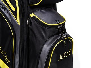 JuCad Sporty cart bag, zwart/geel